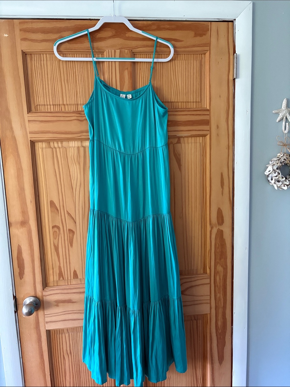 NWT Joie Teal Maxi Dress, Medium.